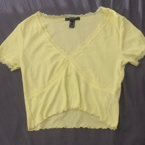 Yellow Forever 21 Top never worn